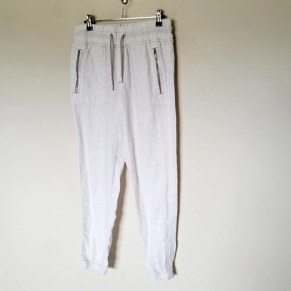 Athleta Cheetah Cabo Linen Jogger Travel Lifestyle Pant - Picture 6 of 10